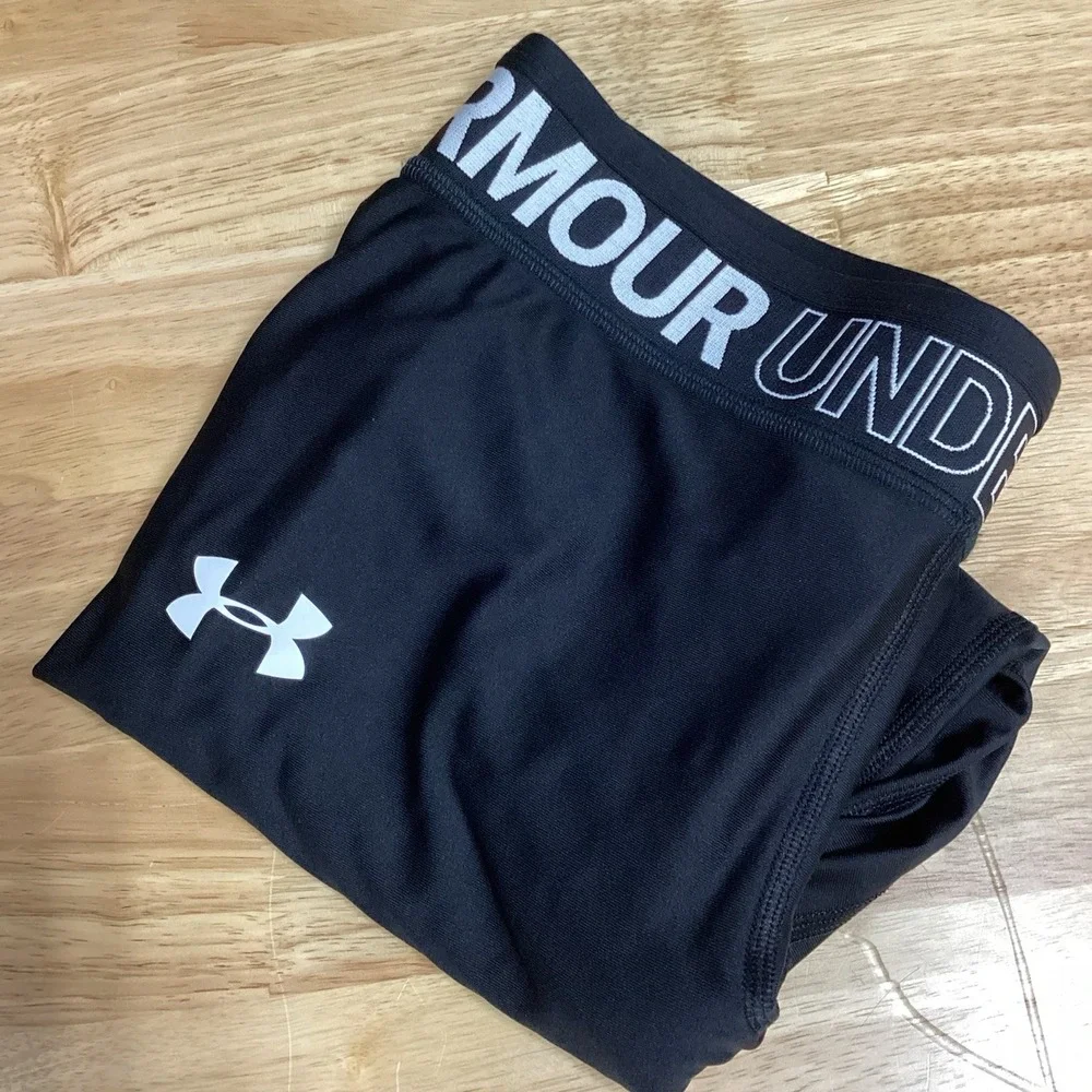 youth under‎ armour 3/4 leggings Black XL Youth